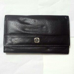 Amity Black Leather Wallet